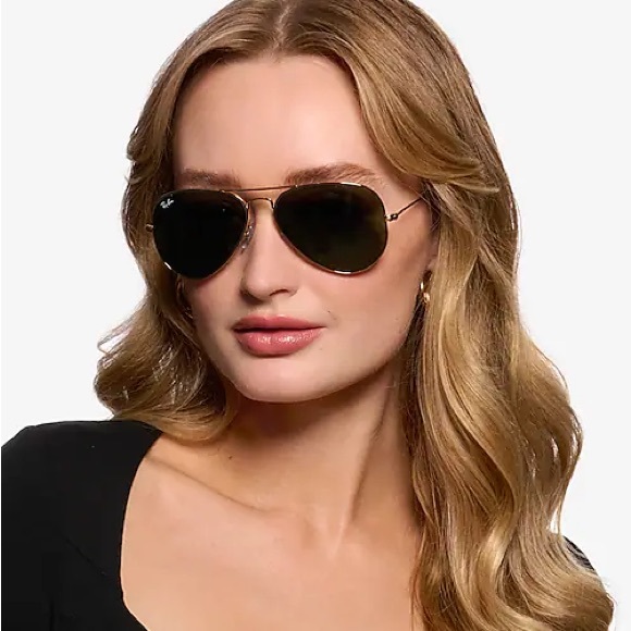 Light black reflective polarized Ray Ban Sunglasses - Picture 1 of 6